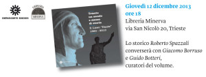 L'invito per l'incontro di giovedì 12 dicembre 2013.